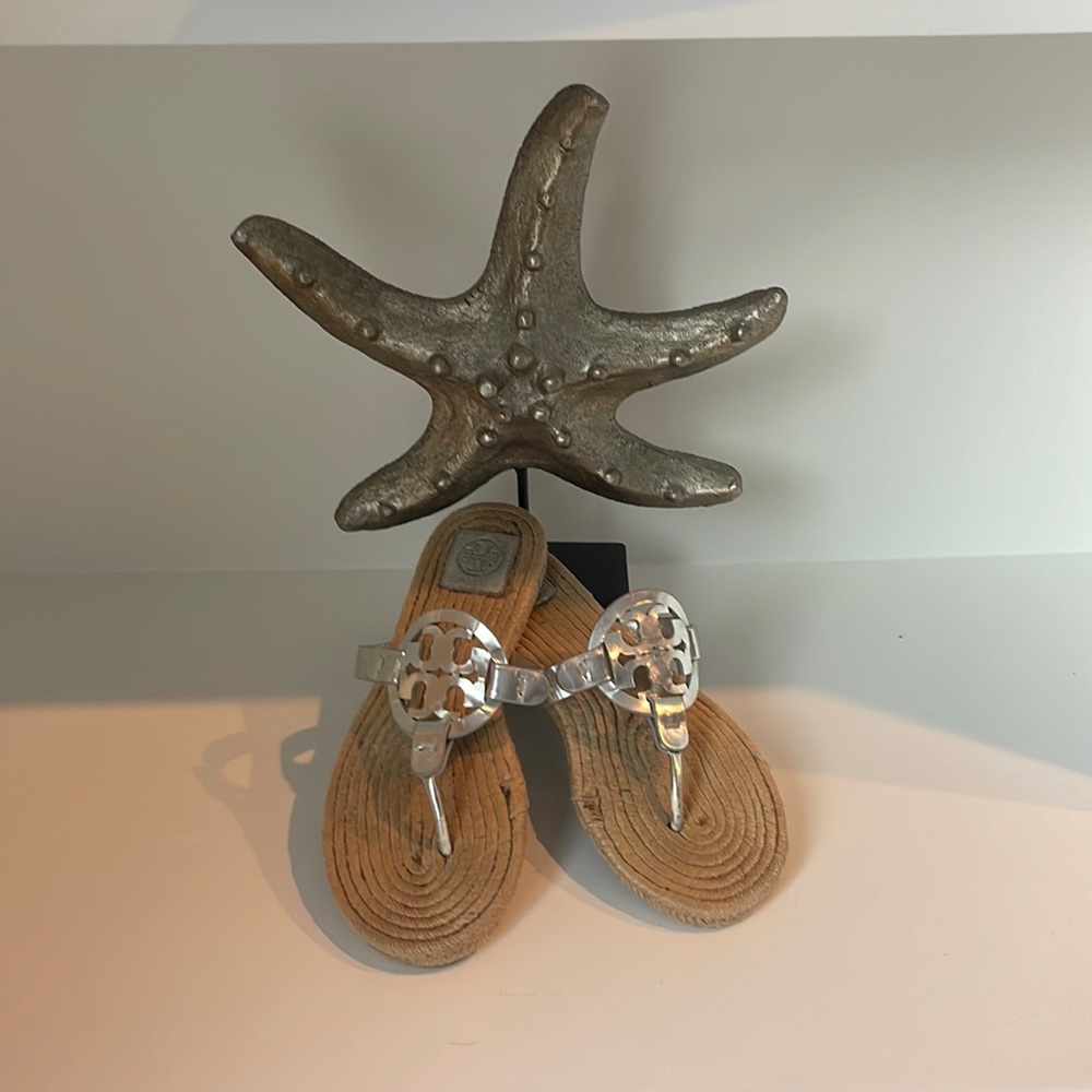 Tory Burch Miller Sandals with rope bottom
